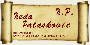 Neda Palasković vizit kartica